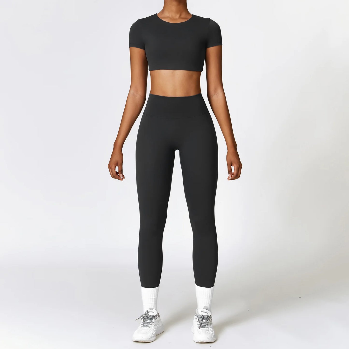 VirtueActive Wear | Short Sleeve & Legging Gym set