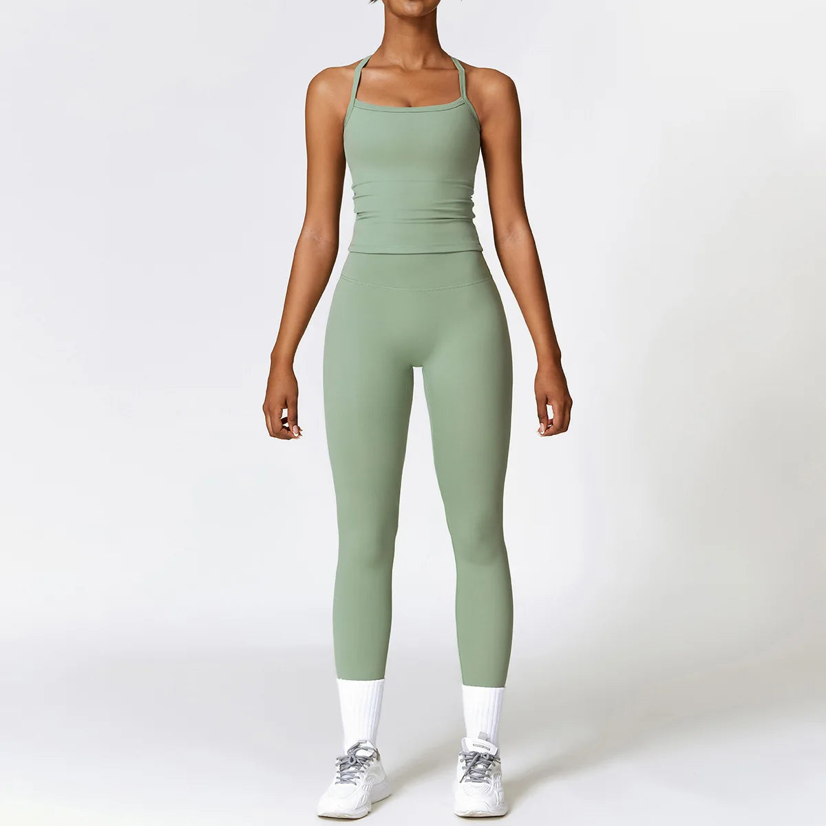 VirtueActive Wear | Thank top & Legging Gym set