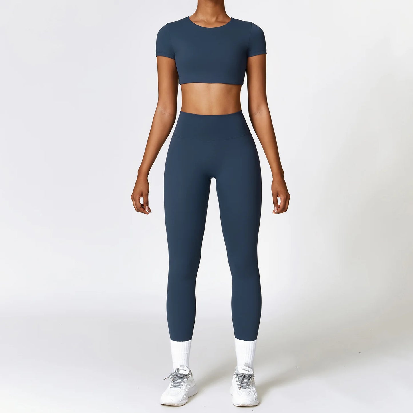 VirtueActive Wear | Short Sleeve & Legging Gym set